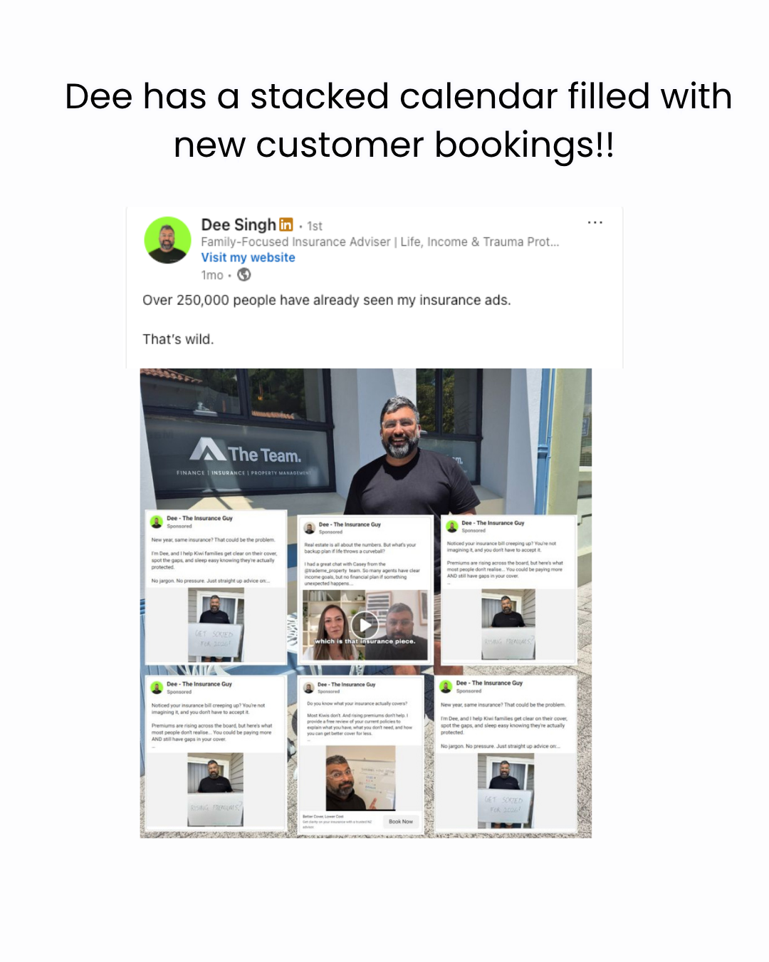 Real client result